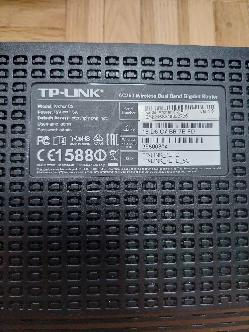 Router TP-link AC750 Archer C2