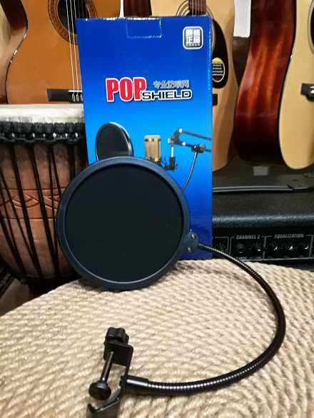 Pop Filter do mikrofonu MP007 popfiltr mikrofonowy filtr studyjny