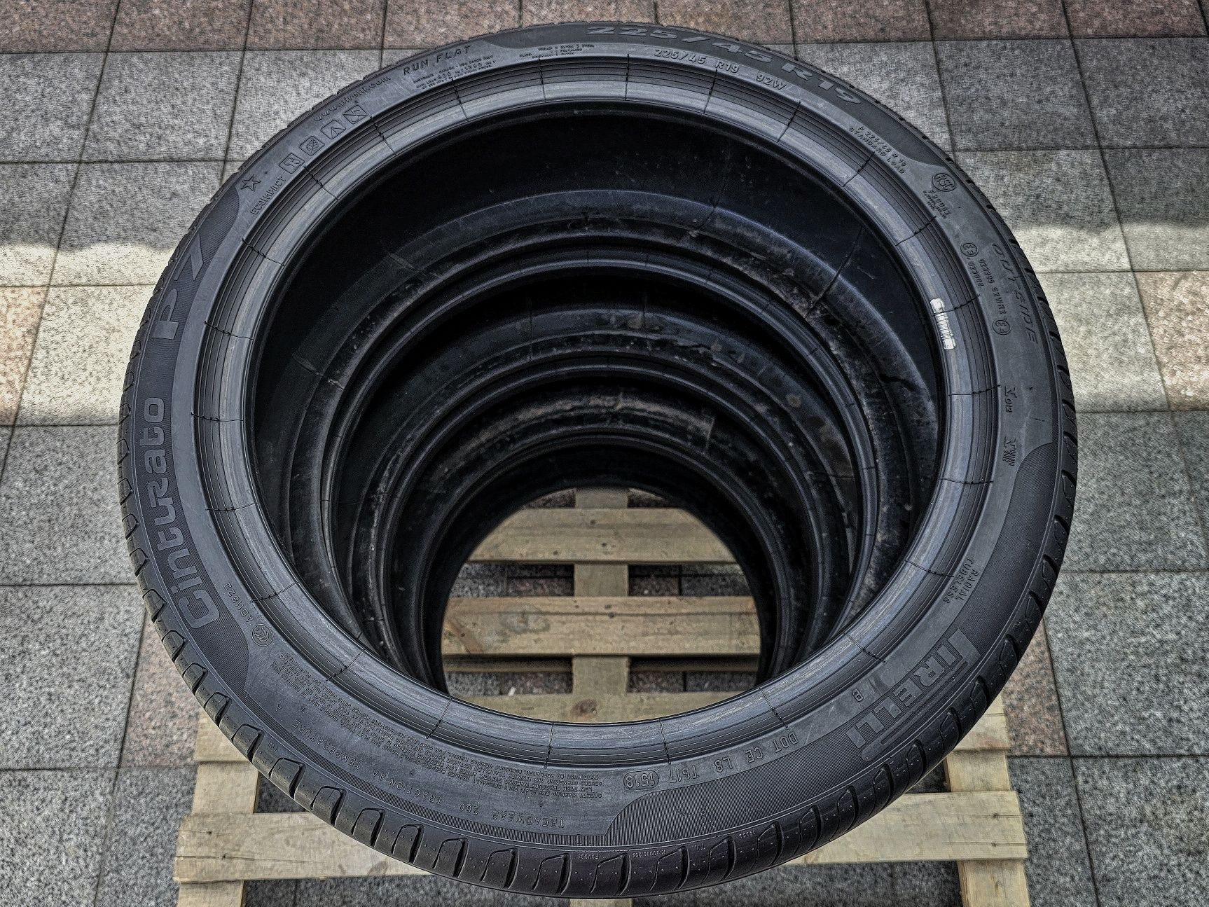 Шини 225/45r19 Pirelli | 5.5mm | Ідеал | Комплект преміум літніх шин