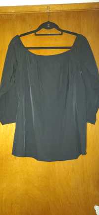 Blusa de cetim preta nova tamanho L/XL