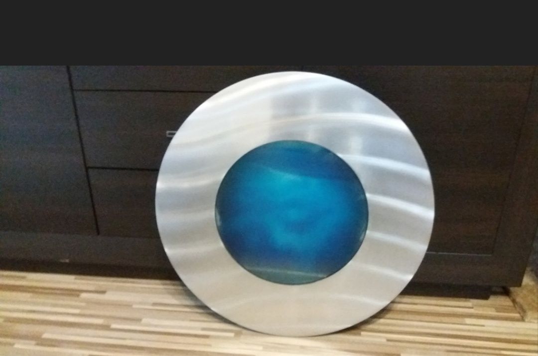 Akwarium ścienne okrągłe obraz+ zestaw + filtr + akcesoria 56cm
