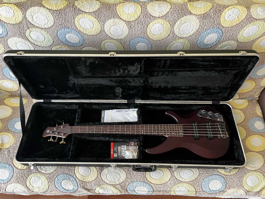 Продам бас Yamaha TRBX-505 (Translucent Brown) + жорсткий кейс