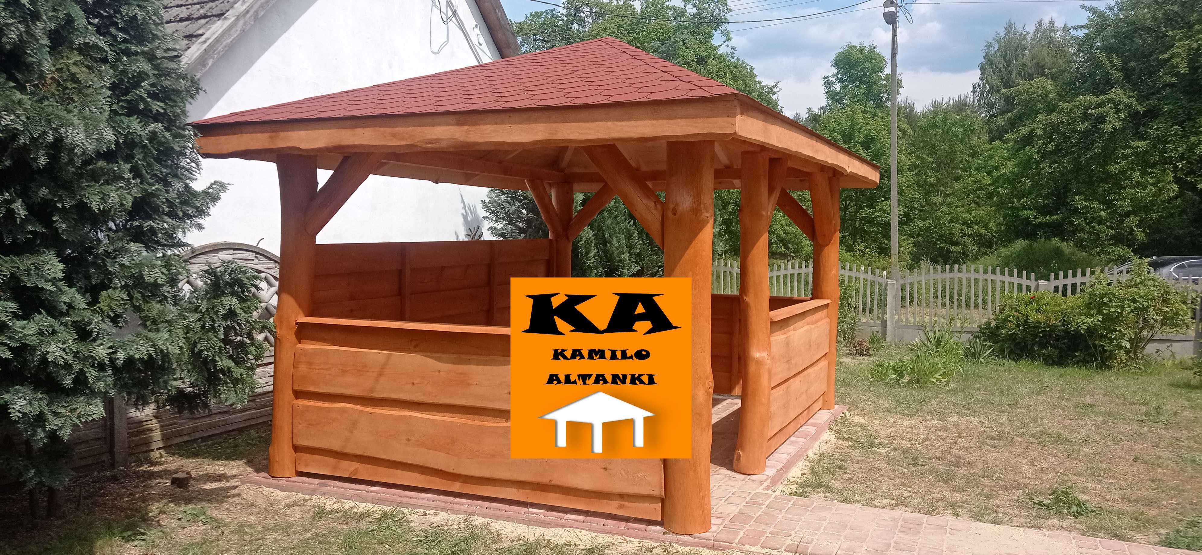 Altanka, Altana, Altanki, Altany na grubym balu ogrodowe