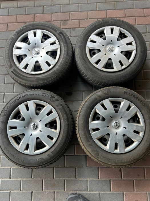 Koła 5x105 ET38 65.1 Opony Zimowe 195/70 R16 Opel