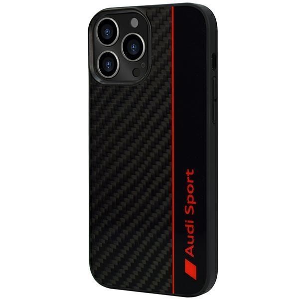 Etui na telefon iPhone 13 Pro Max 6.7" - Audi Carbon Fiber Stripe