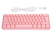 Klawiatura Podświetlana Klawiatura V700 RGB Gaming USB 61 Klawiszy
