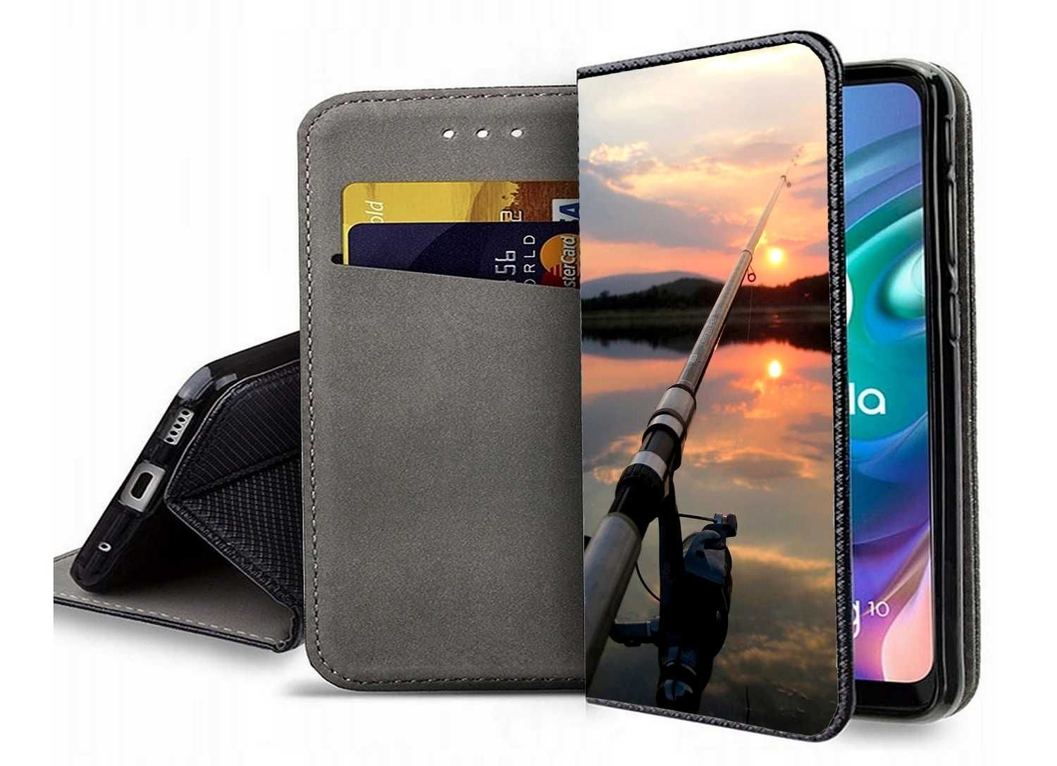 Etui zamykane szczupak iPhone Samsung Huawei Xiaomi Motorola