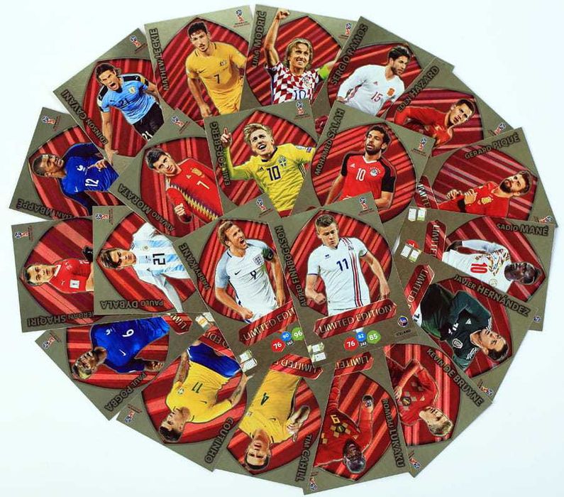 Panini FIFA World Cup 2018 Russia. Adrenalyn - dostepne rzadkie karty!