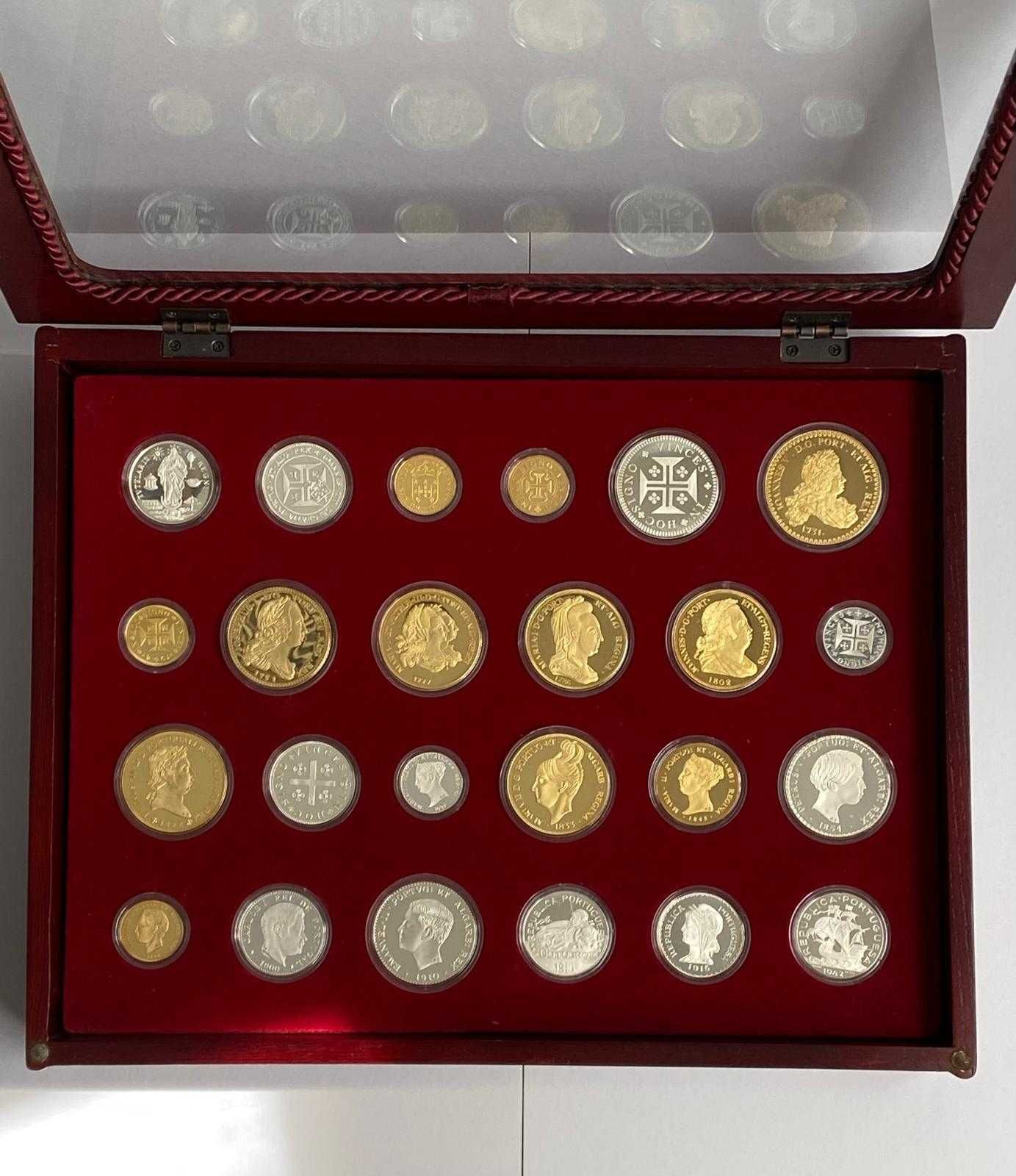 Duas colecções moedas de prata Arte Gallery tratamento PROOF