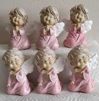 Aniołki figurki gipsowe