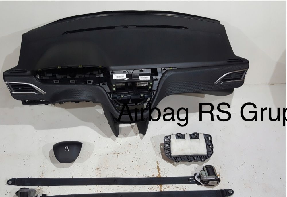 Peugeot 208 tablier airbags cintos