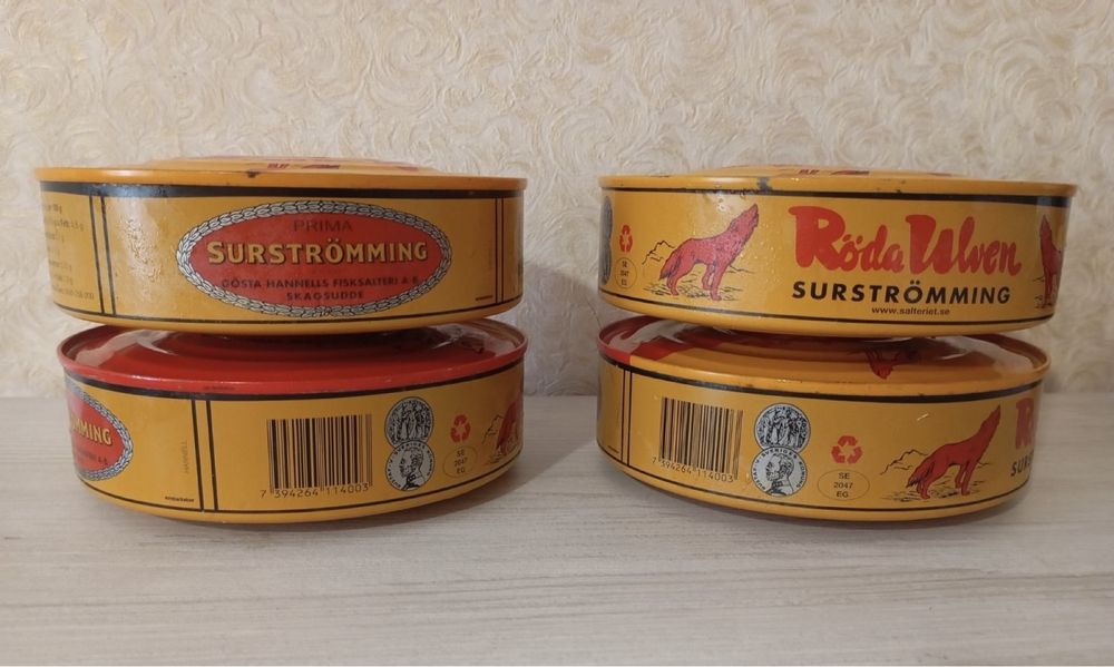 Сюрстрьомінг Сюрстремінг сюрстрёмминг surströmming! консерва