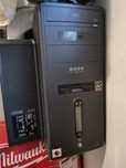 Dwa stare komputery PC Windows Dell HP Lenovo