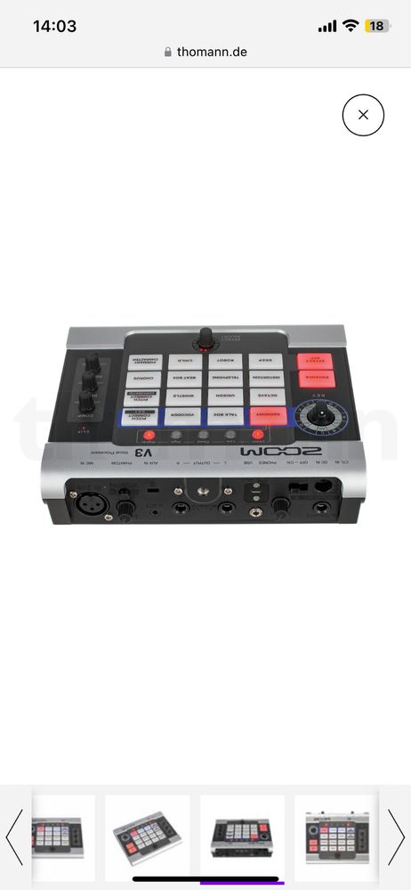 Processador Voz Zoom V3
