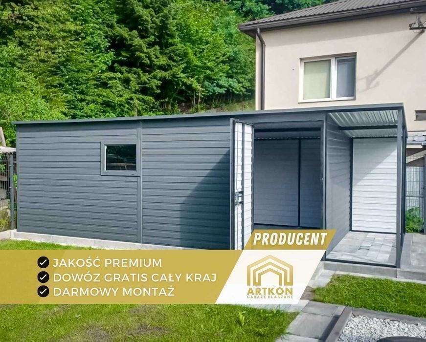 Altana ogrodowa, Schowek, Wiata śmietnikowa, Konstrukcje Stalowe