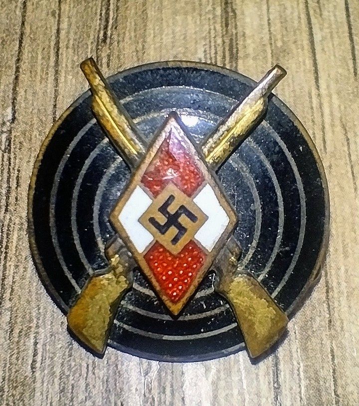 MILITARIA III Reich Pin de tiro  Segunda Guerra Mundial