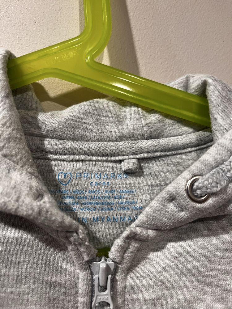 Bluza szara dziewczeca