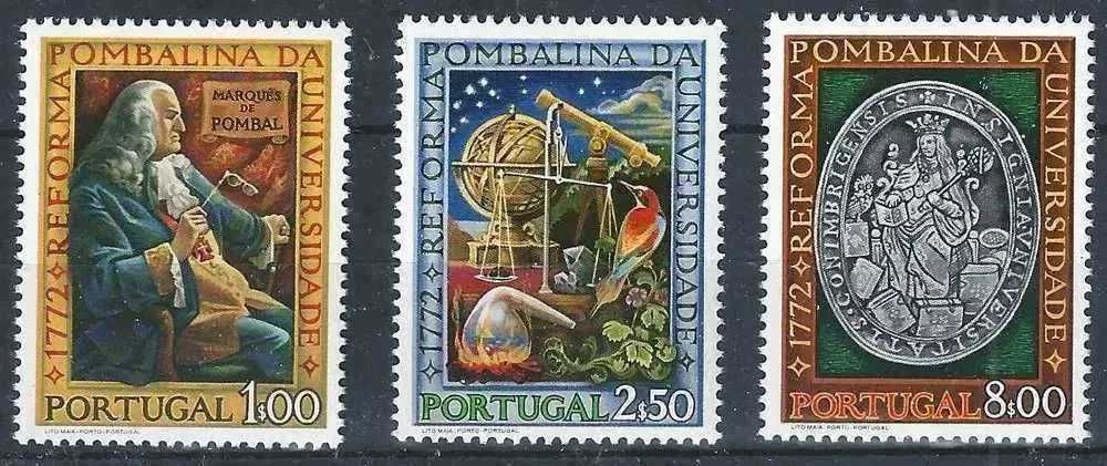 Selos Portugal 1972, Mundifil No. 1164/1166 MNH/**