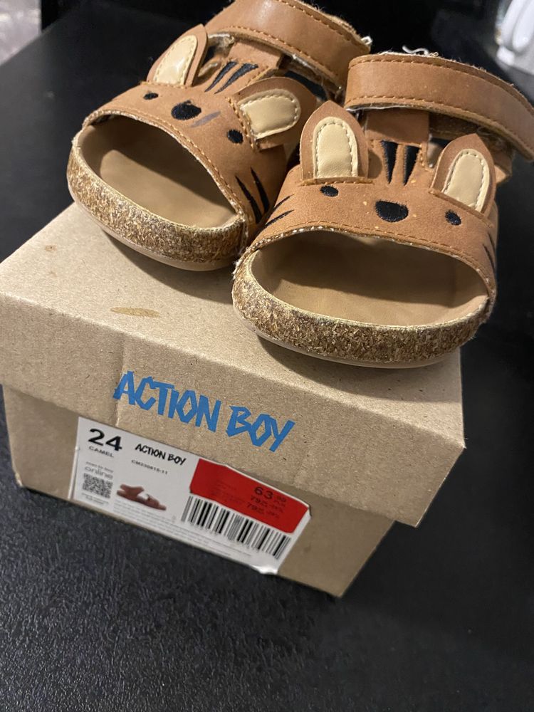 Sandałki dla dzieci action boy ccc camel rozmiar 24