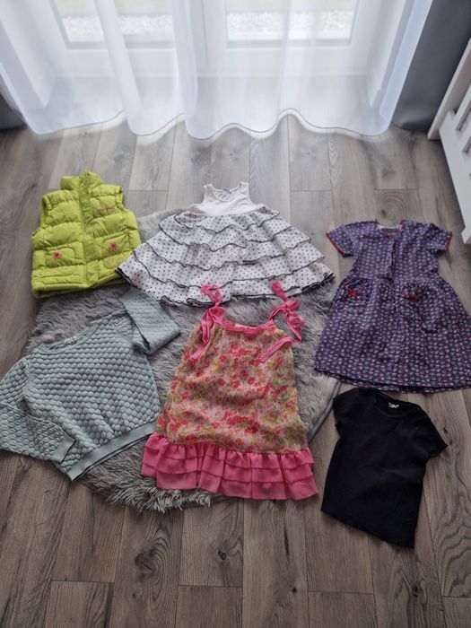 H&M Paka ubranek firmowych dla dziewczynki 122-140