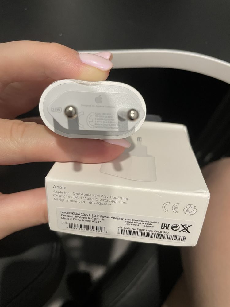 Блок питания айфон iphone Apple 20w зарядка новая