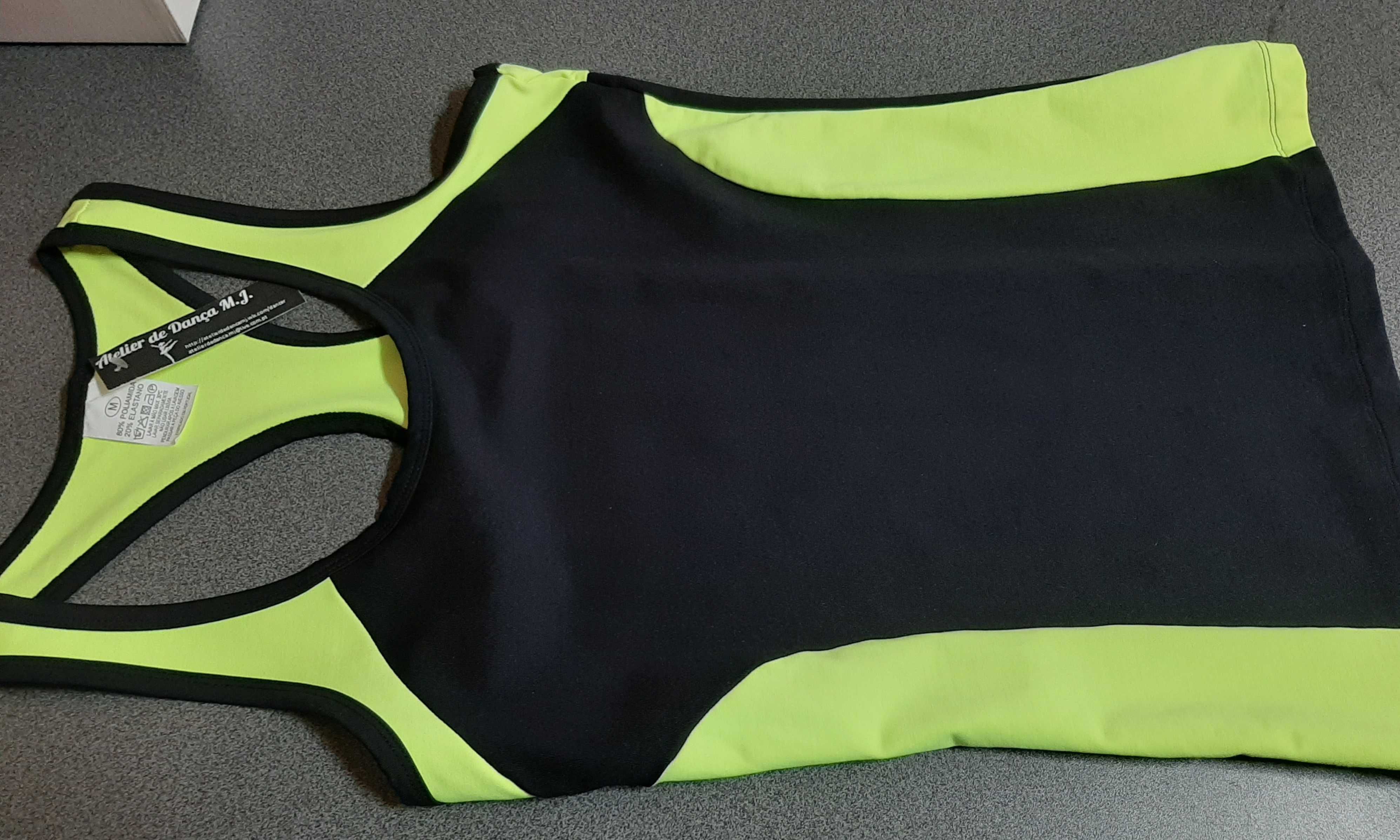 Conjunto Fitness, T-shirt e Calção, Novo, Portes incluídos