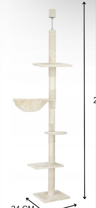 Drapak dla kota 240-270 cm sufitowy