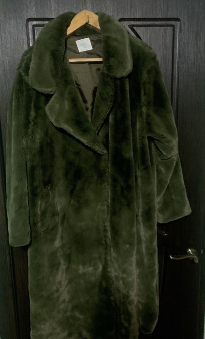 Шубка зі штучного хутра Primark, зеленого кольору L- XL, наш 46-48-50