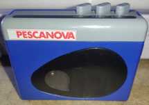 Walkman Azul Vintage a Trabalhar