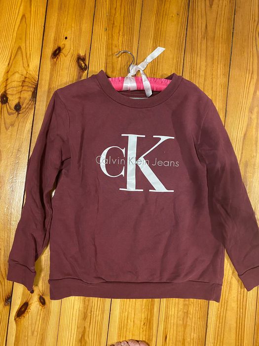Bluza calvin klein bordowa xs damska