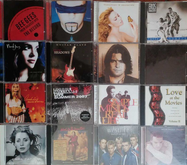 Lote de 43 cds musica originais em excelente estado