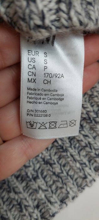 Sweat Homem Lã Cinza