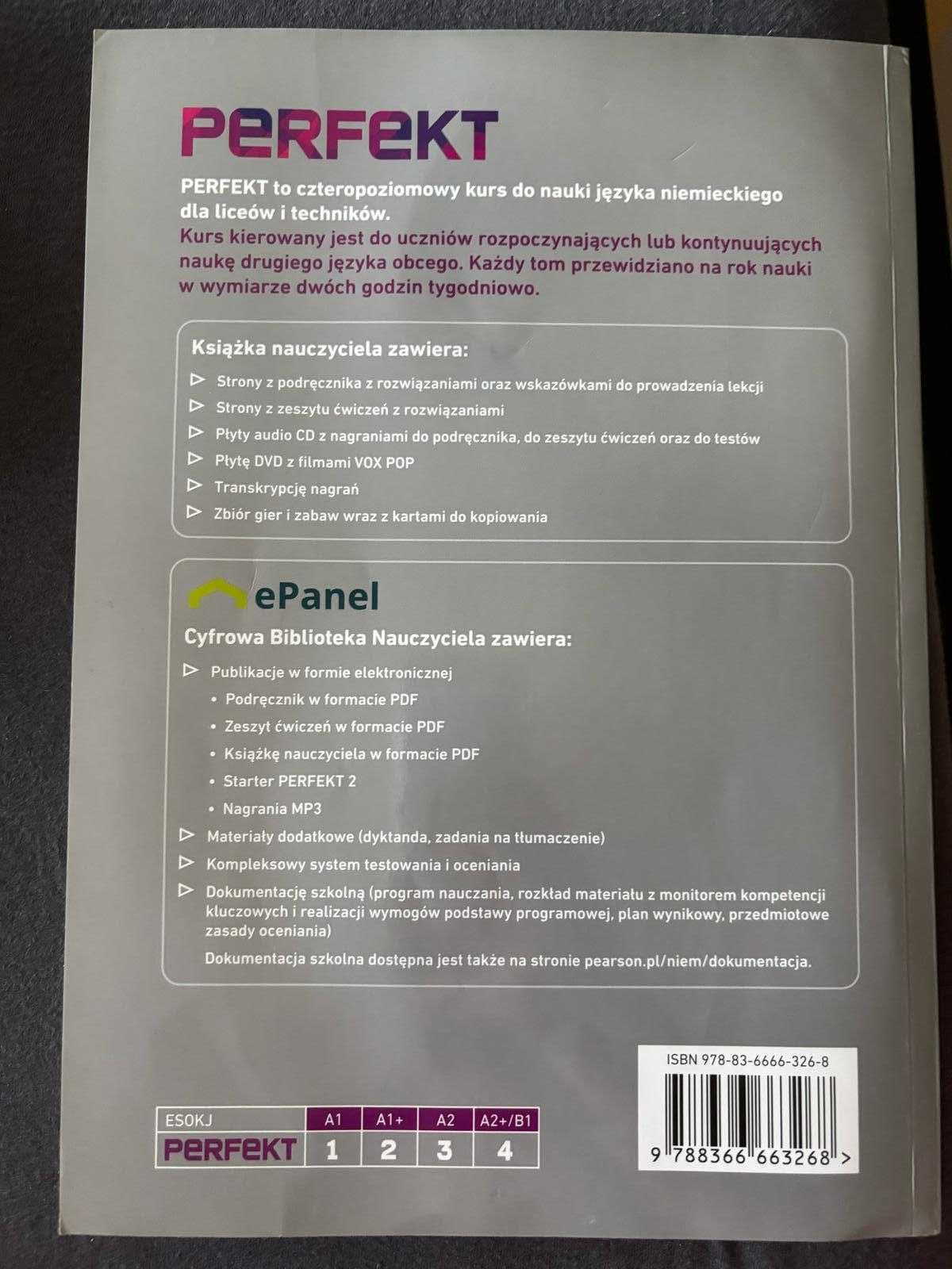 PERFEKT 2 książka nauczyciela -odpowiedzi+CD Pearson
