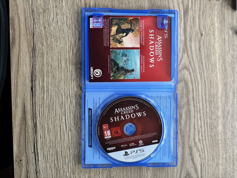 Assassins Creed Shadow PS5 polska wersja