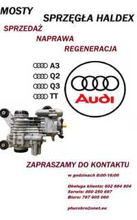 Sprzedaż regeneracja mostów napędowych marki Audi