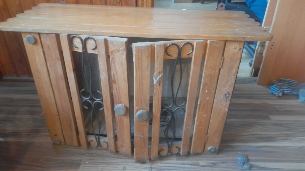 Szafka antyk drewniana do powieszenia