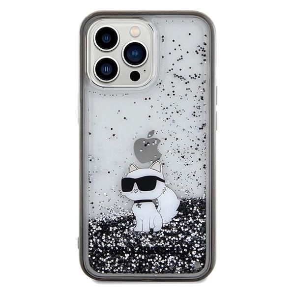 Etui Karl Lagerfeld Liquid Glitter Choupette na iPhone 13 Pro / 13