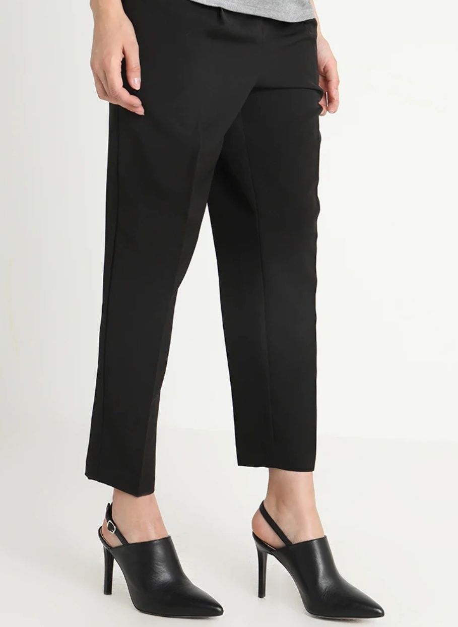 Spodnie ciążowe L materiałowe elastyczne jeansy hm new look