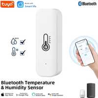 Czujnik Mini Temperatury i wilgotności Bluetooth Tuya i Smart Life