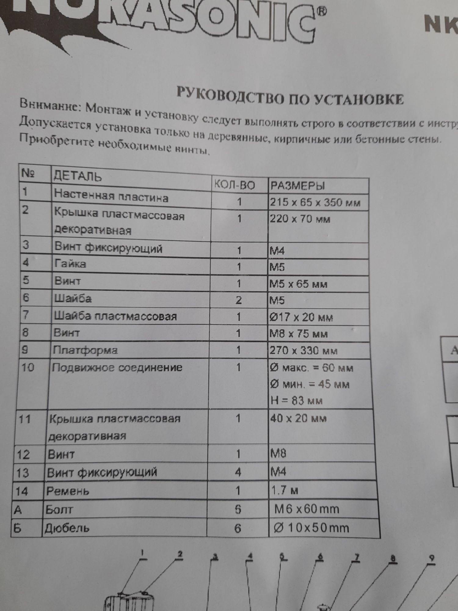 Кронштейн для телевізора