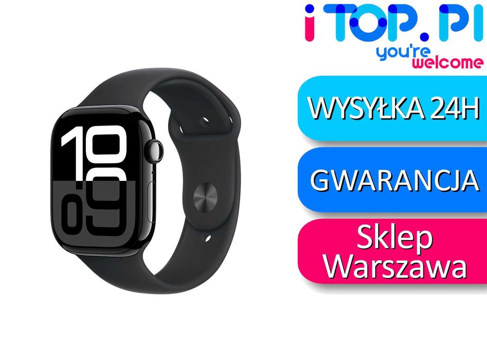 Apple Watch Seria 10 46mm CZARNY GPS + Cellular iTop Muranów Lokal 32