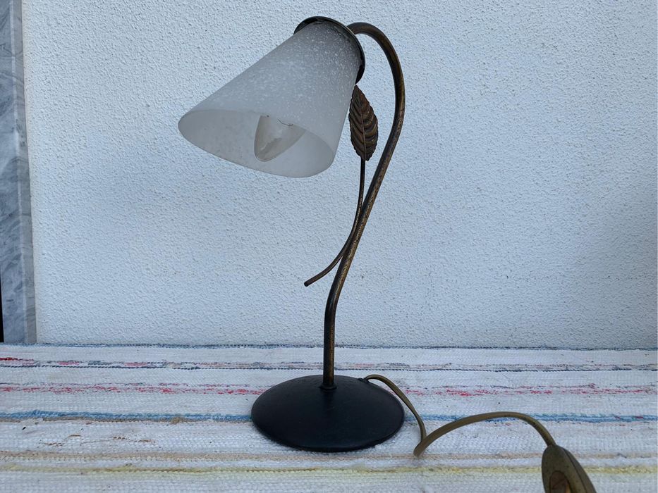 Candeeiro vintage cabeceira secretaria sala