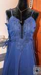 Vestido azul escuro