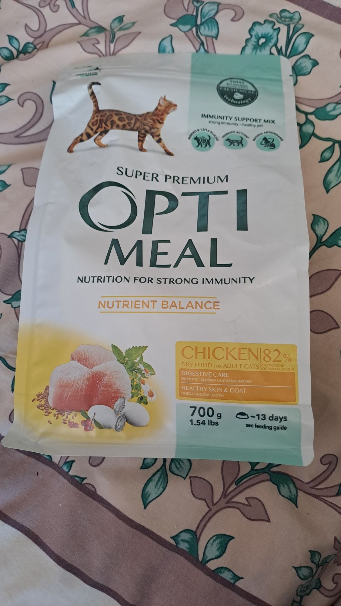 Продам корм Opti Meal для котів