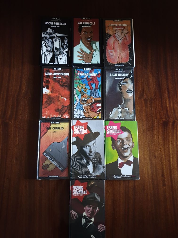 Frank Sinatra! Colecção BD Jazz e The Golden Years NOVO - JN CD Livro