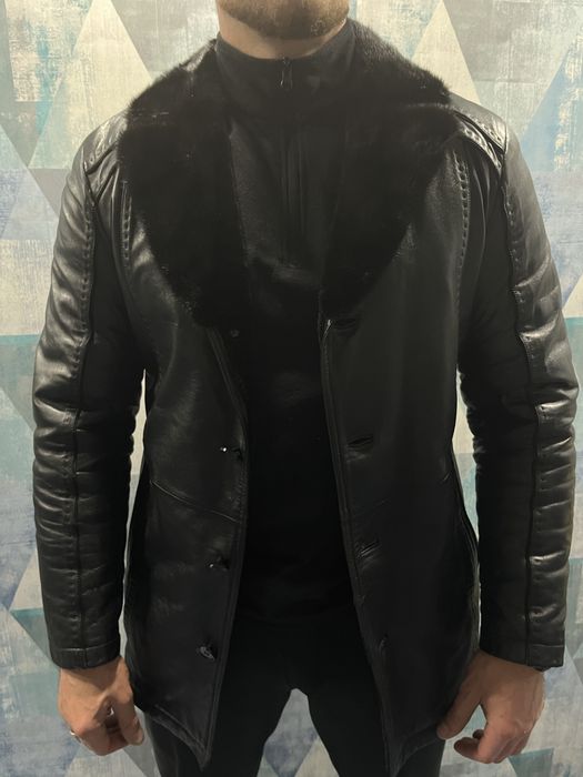 Куртка шкіряна зима