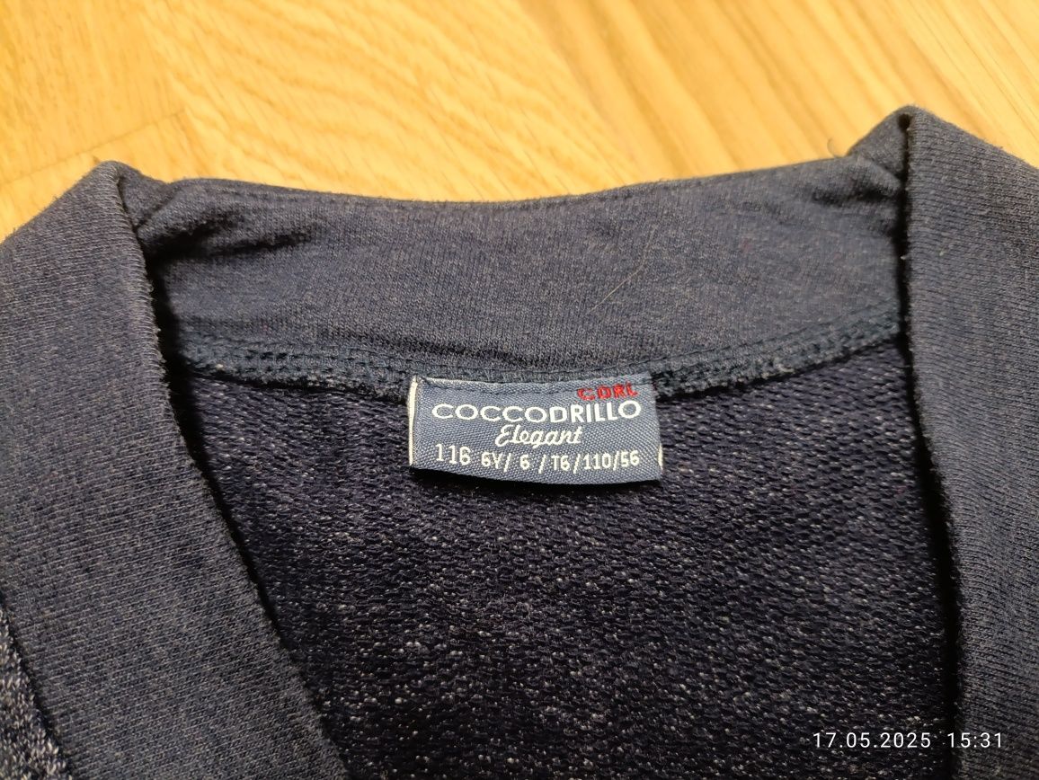 Sweter coccodrillo granatowy komunia elegancki 116