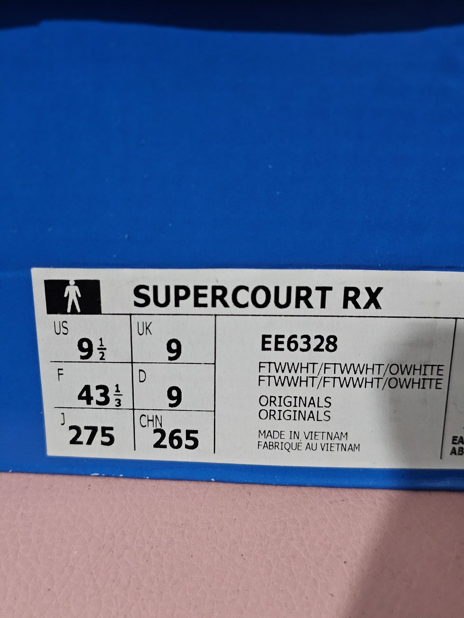 Buty nowe Adidas supercourt rx originals Eu 43 ⅓