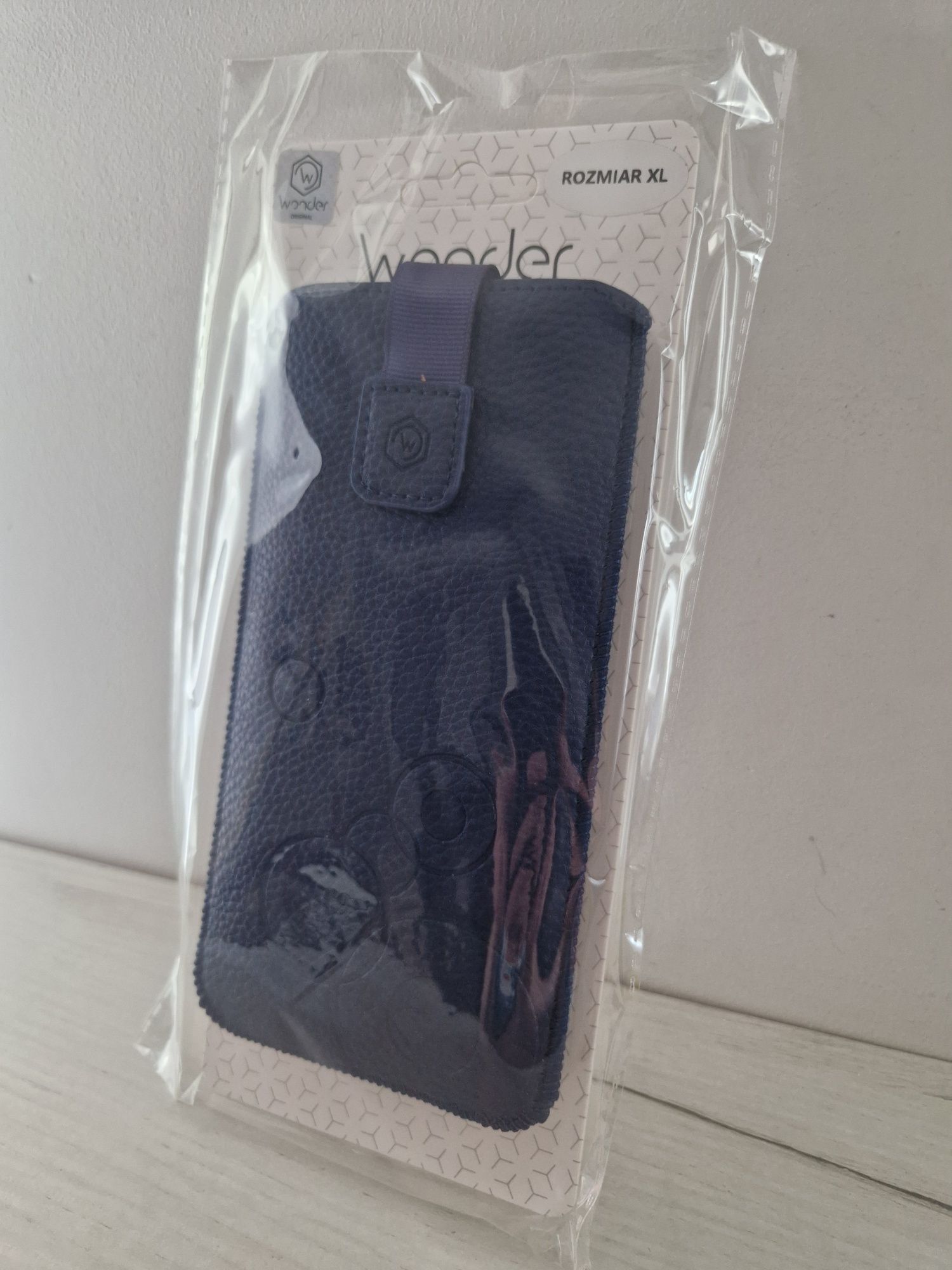 Kieszonka WONDER Deko (ROZMIAR XL) do Samsung S24 / S24 Plus Granatowy