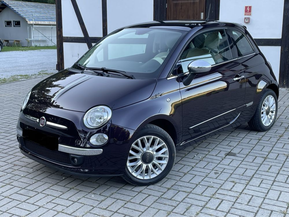 Fiat 500 1.2 8v 69koni Super Zarejestrowany 15r Purple!